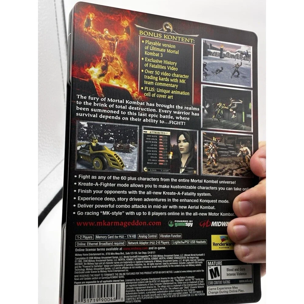 Mortal Kombat Armageddon Premium Edition (Sony PlayStation 2) PS2 Complete Cell